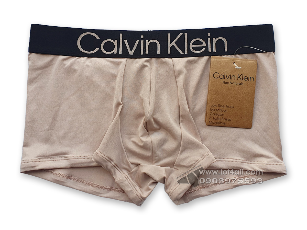 Quần lót nam Calvin Klein NB3112 Flex Natural Micro Low Rise Trunk Cedar